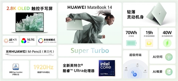 华为笔记本首次支持手写笔 新款MateBook  14发布：加速高端体验普及