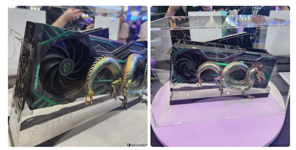 微星龙主题RTX  40系列显卡亮相：3D打印龙形散热外罩颜值爆表
