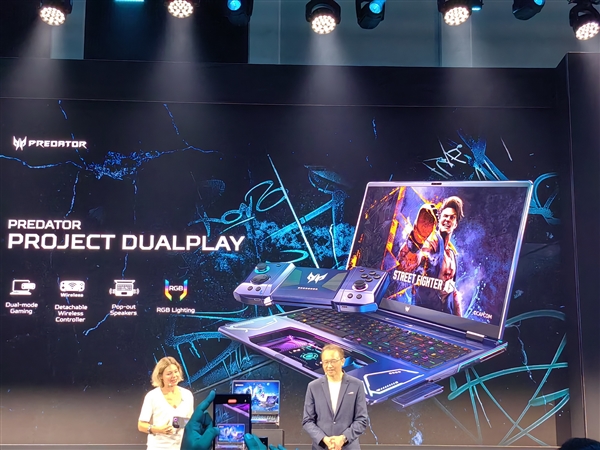 炫酷！宏碁推出概念游戏本Project  DualPlay：触控板秒变手柄
