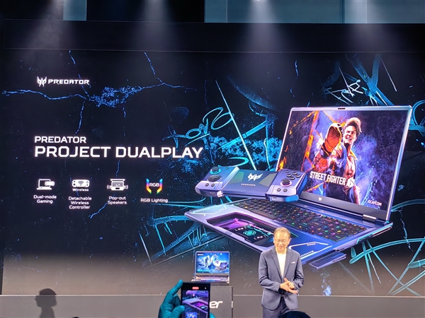 炫酷！宏碁推出概念游戏本Project  DualPlay：触控板秒变手柄