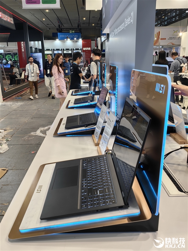 微星展示四款酷睿Ultra  200V笔记本：13-16寸全都有、轻至990克