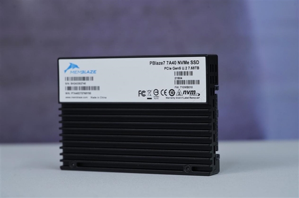 国产高性能SSD新标杆！忆恒创源PBlaze7 7A40 7.68TB  SSD图赏