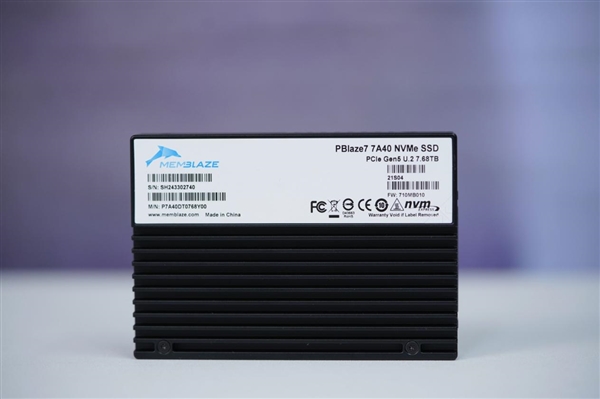 国产高性能SSD新标杆！忆恒创源PBlaze7 7A40 7.68TB  SSD图赏