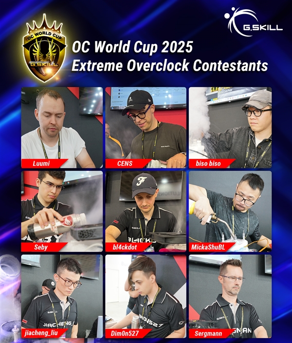 Computex 2025 - 芝奇第9届世界杯超频大赛由德国的超频大神CENS蝉联总冠军 实力再创巅峰！