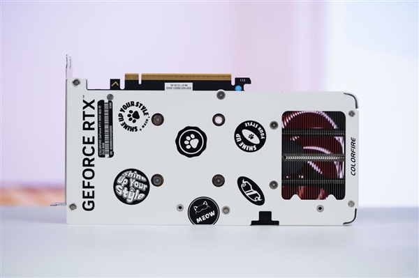 橘白小清新！七彩虹COLORFIRE RTX 5050 MEOW橘影橙DUO OC图赏