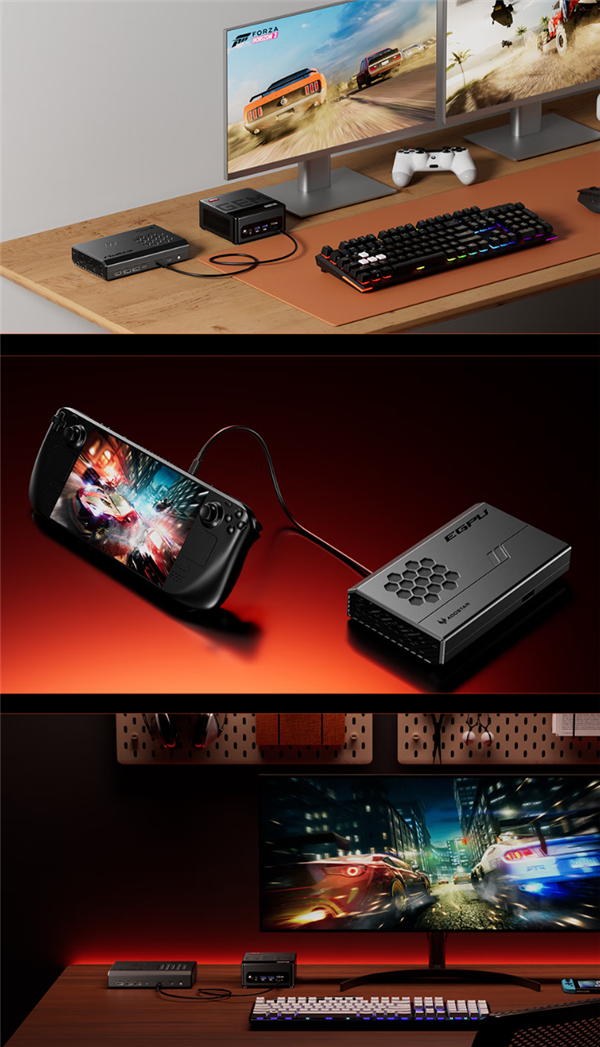 3399元！天钡发布RX 7600 XT外置显卡坞：OCul<i></i>ink、USB4双接口