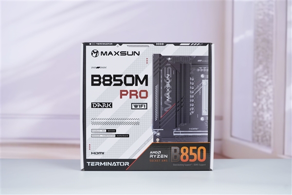 12+2+1相供电！铭瑄终结者B850M PRO WIFI图赏