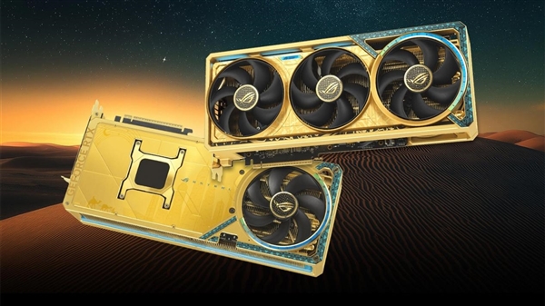 500多万 有史以来最贵！华硕用5公斤黄金打造ROG夜神RTX 5090D显卡
