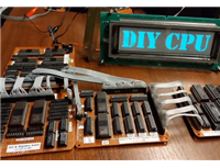 真·手搓CPU！旧芯片打造完整CPU：纯手工焊接+1800行汇编代码