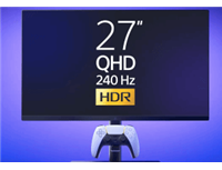 索尼推出PS5显示器:自带手柄充电挂钩 支持240Hz